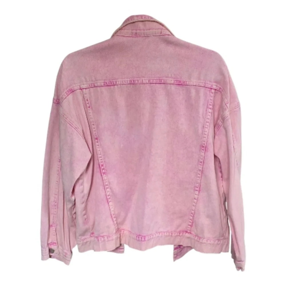 Lord & Taylor Pink Jean Jacket - Picture 2 of 4